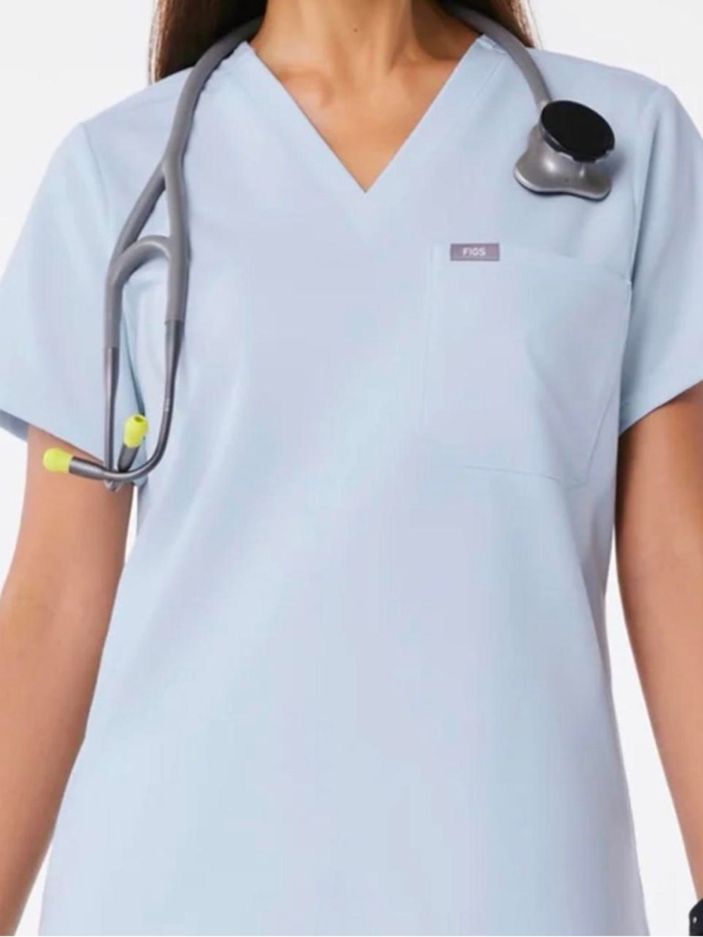 Figs Women's open skies catrina V-Neck Scrub Top